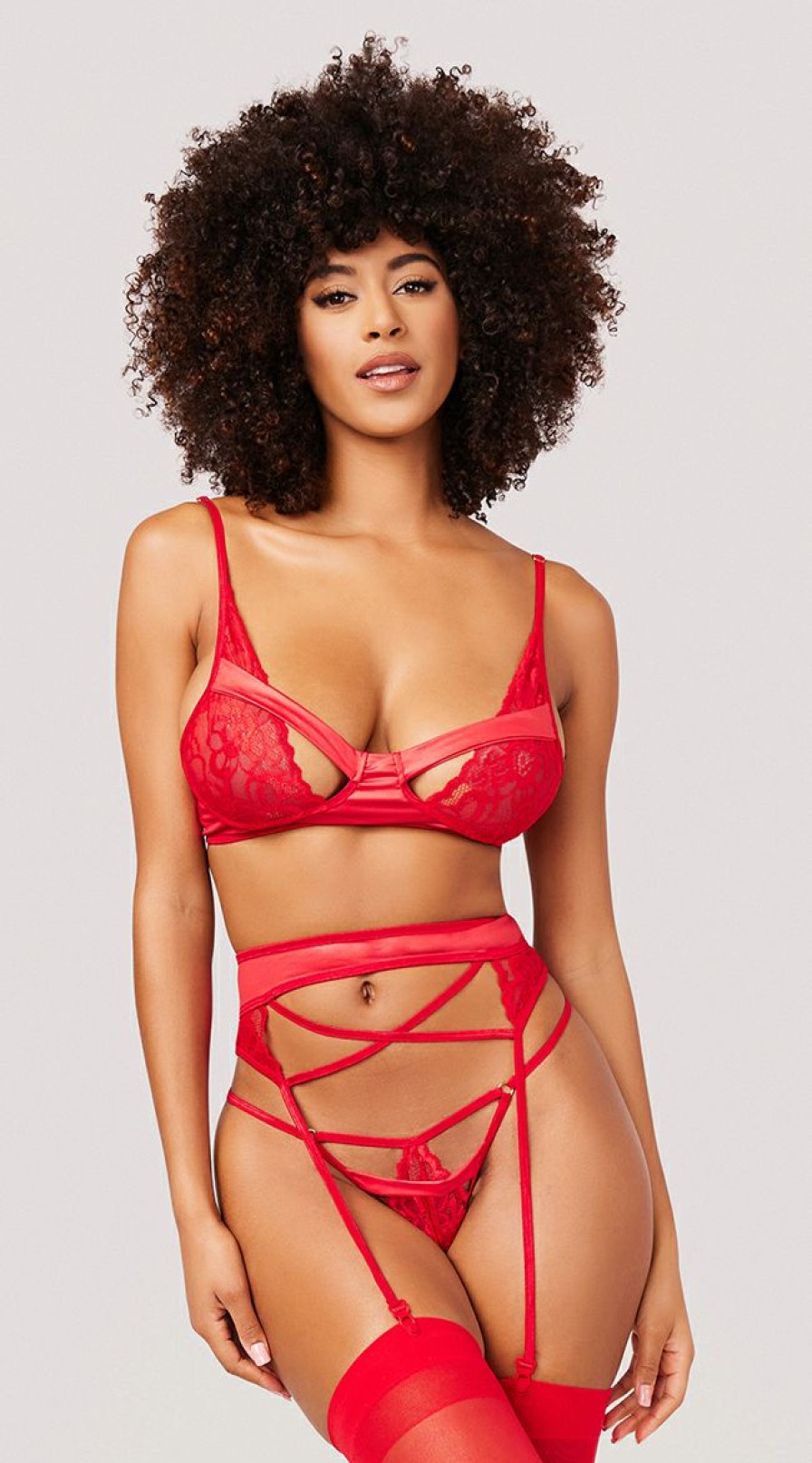 Garter-Lingerie * | Yandy Don'T Be Shy Bra Set