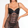 Garter-Lingerie * | Dreamgirl Domme Chic Chemise Set