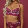 Garter-Lingerie * | Seven 'Til Midnight Camila Lace Bra Set