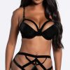 Ultra-Sexy-Lingerie * | Dreamgirl Crossing Chain Bra Set