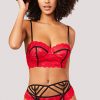 Garter-Lingerie * | Yandy What It'S Worth Bra Set