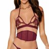 Ultra-Sexy-Lingerie * | Dreamgirl Intricate Sensuality Bralette Set