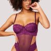 Teddies * | Yandy Purple Perfection Teddy