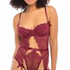 Garter-Lingerie * | Oh La La Cheri Split Second Lace Teddy