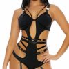 Garter-Lingerie * | Forplay We Click Strappy Teddy